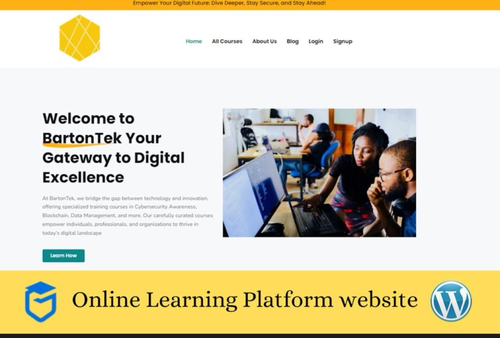 Wordpress Website Design Portfolio 7 lms and course website portfolio